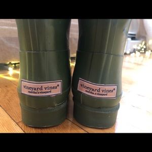 SOLD Vineyard Vines Olive Rain Boots